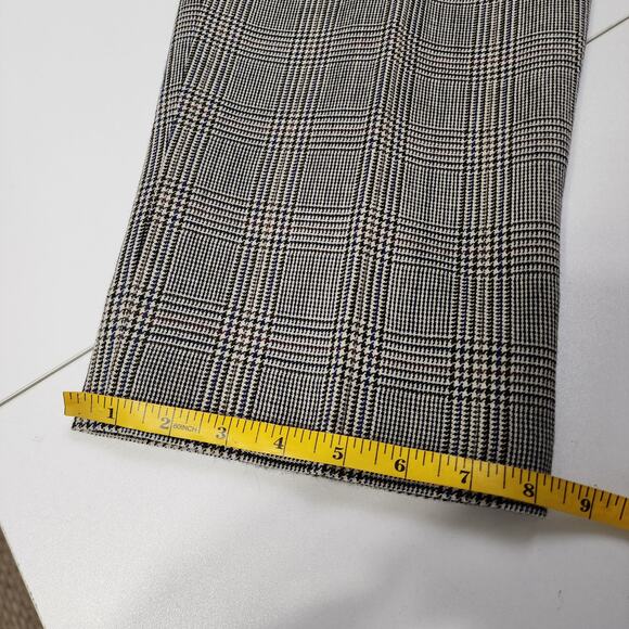 Alanni by Donnybrook Womens Plaid Wool Trouser Pants Size 12 Career Academia 90s - Picture 11 of 11
